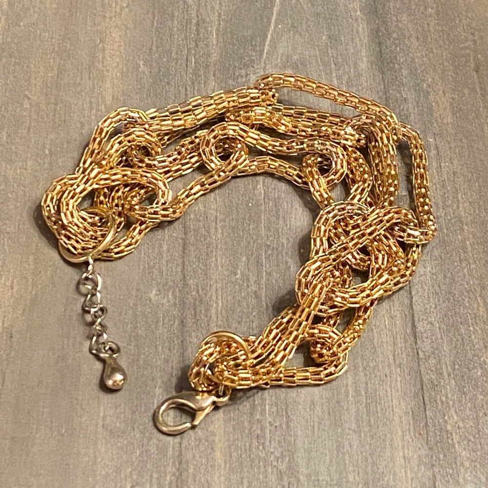 Beautiful multi strand open link bracelet